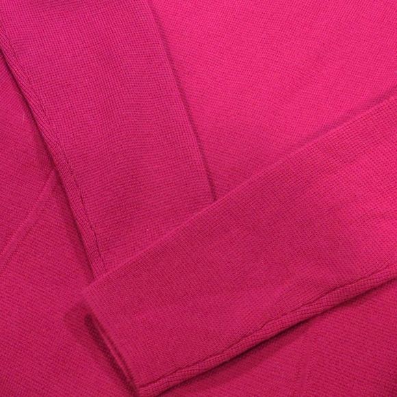 Talbots 100% Merino Wool Fuschia Sweater Dress - Picture 10 of 14
